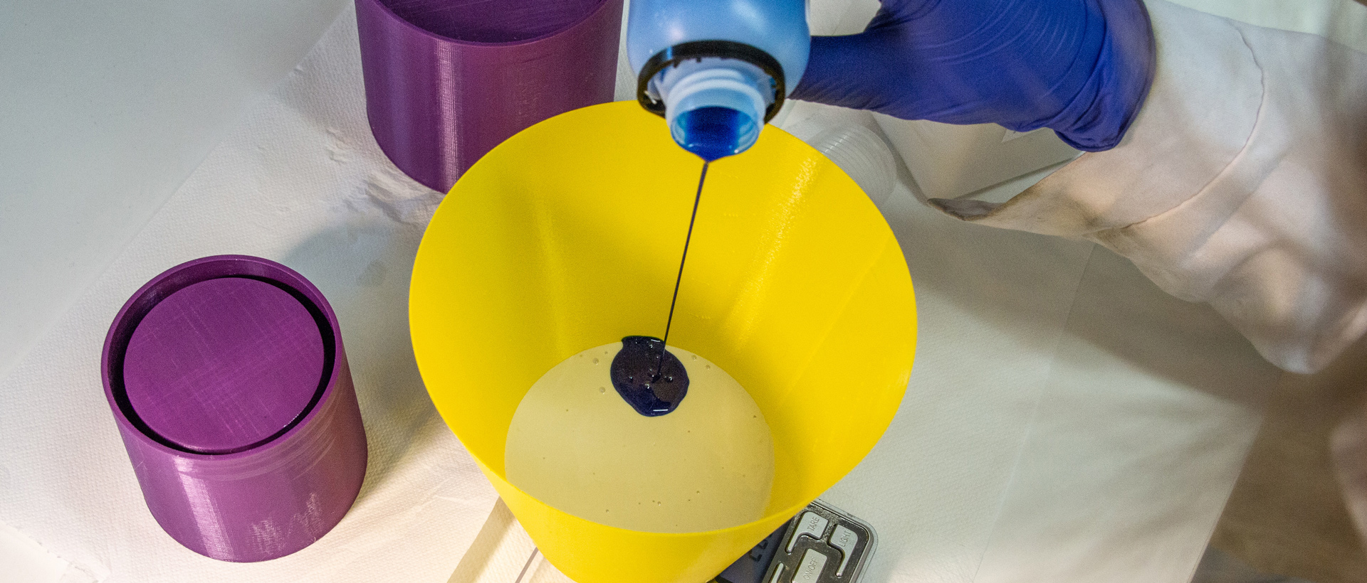 ریختگری رزین با قالب های چاپ شده توسط پرینتر سه بعدی