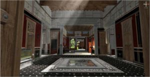 3D scanning allows for the recreation of historical scenes, such as this Pompeii room before the volcano hit (Source: Swedish Pompeii Project )